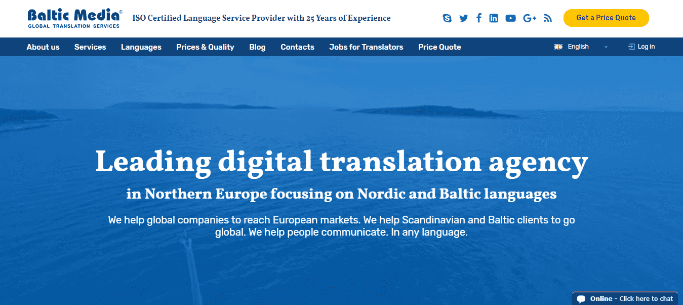 Balticmedia screen