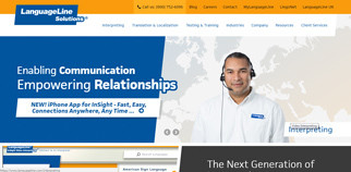 Languageline screen